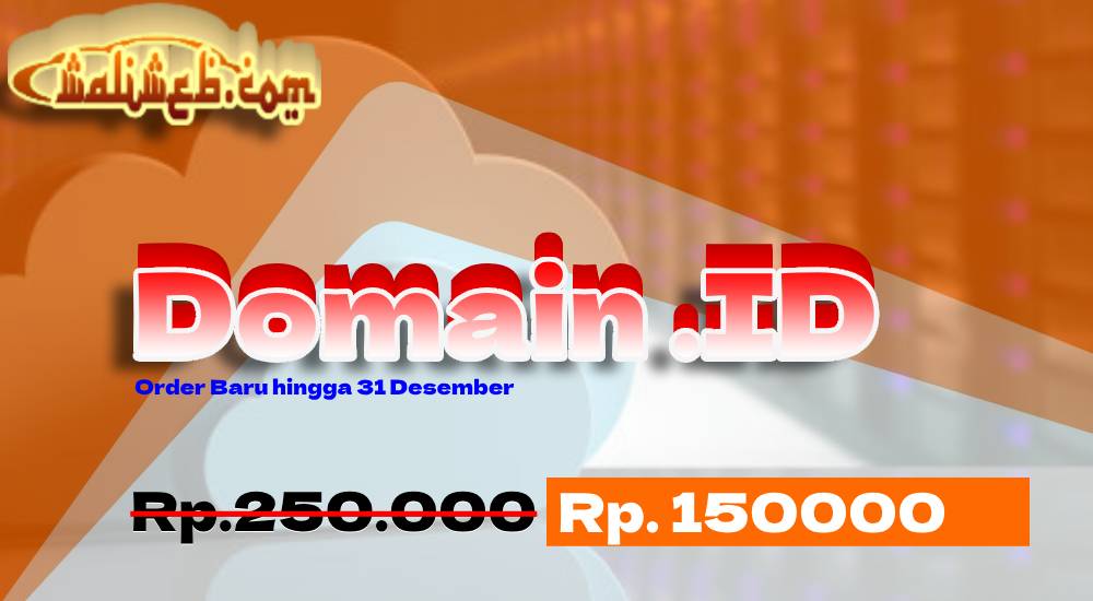 Promo Domain ID hanya 150 ribu setahun